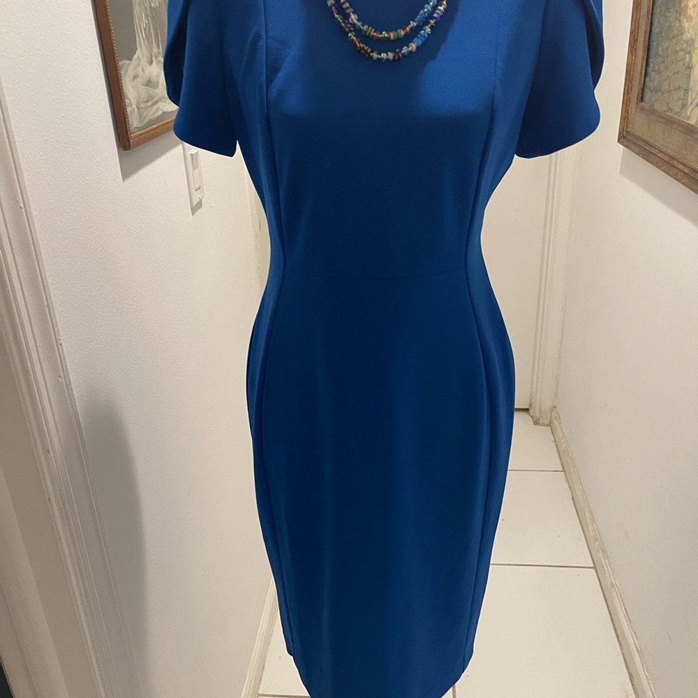 Calvin Klein Royal Blue Midi Dress